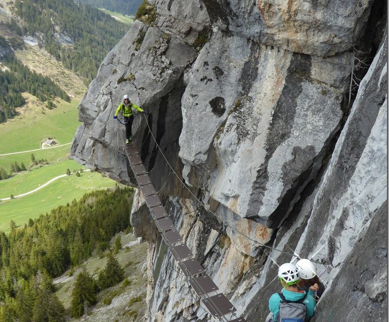 La via ferrata dans ma vallée
