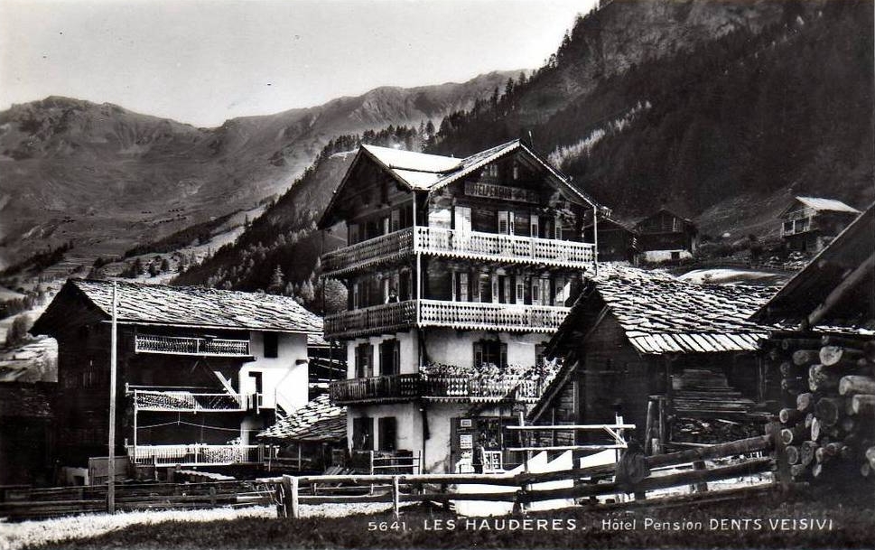 Valais. Alpes. Schwarzsee, Mont Rose. WK vintage photochromie Valais. Alpes. Schwarzsee, Mont Rose. WK vintage photochromie