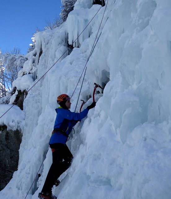 Cascade de glace Notre-Dame de la Gorge